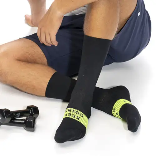 Black running socks man - Image 4