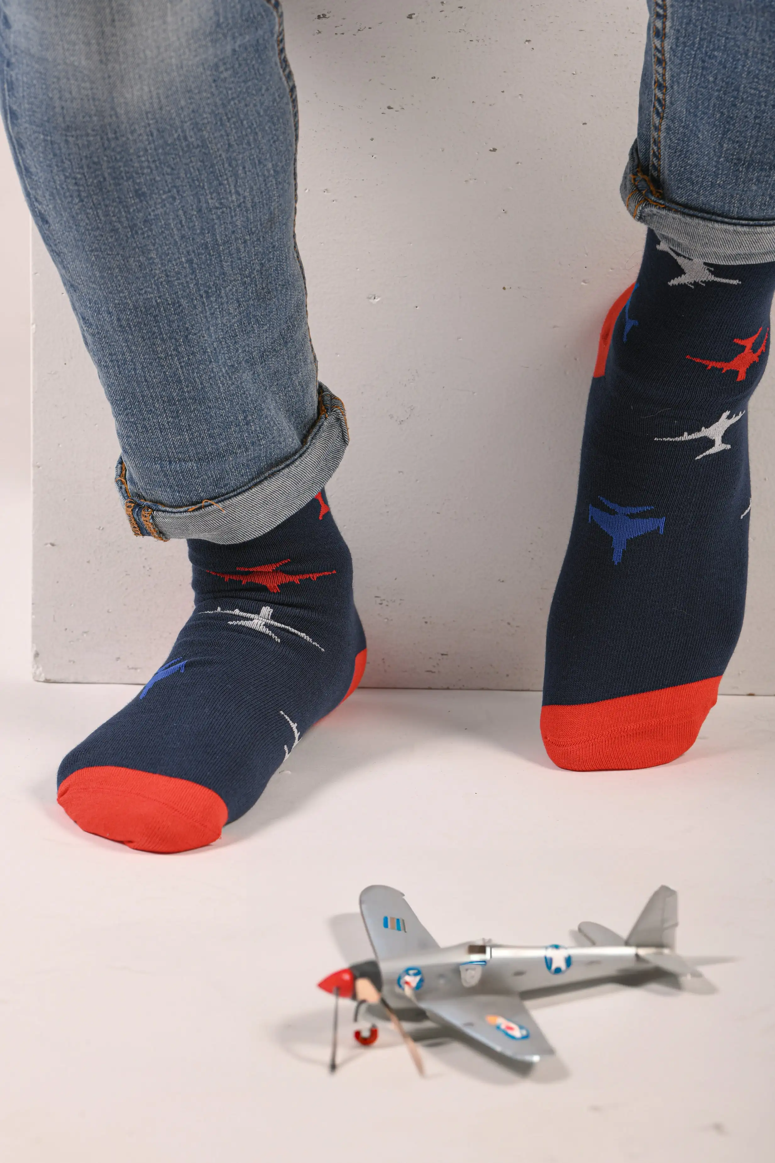 Calcetines Divertidos Aviones Air Force - Imagen 2