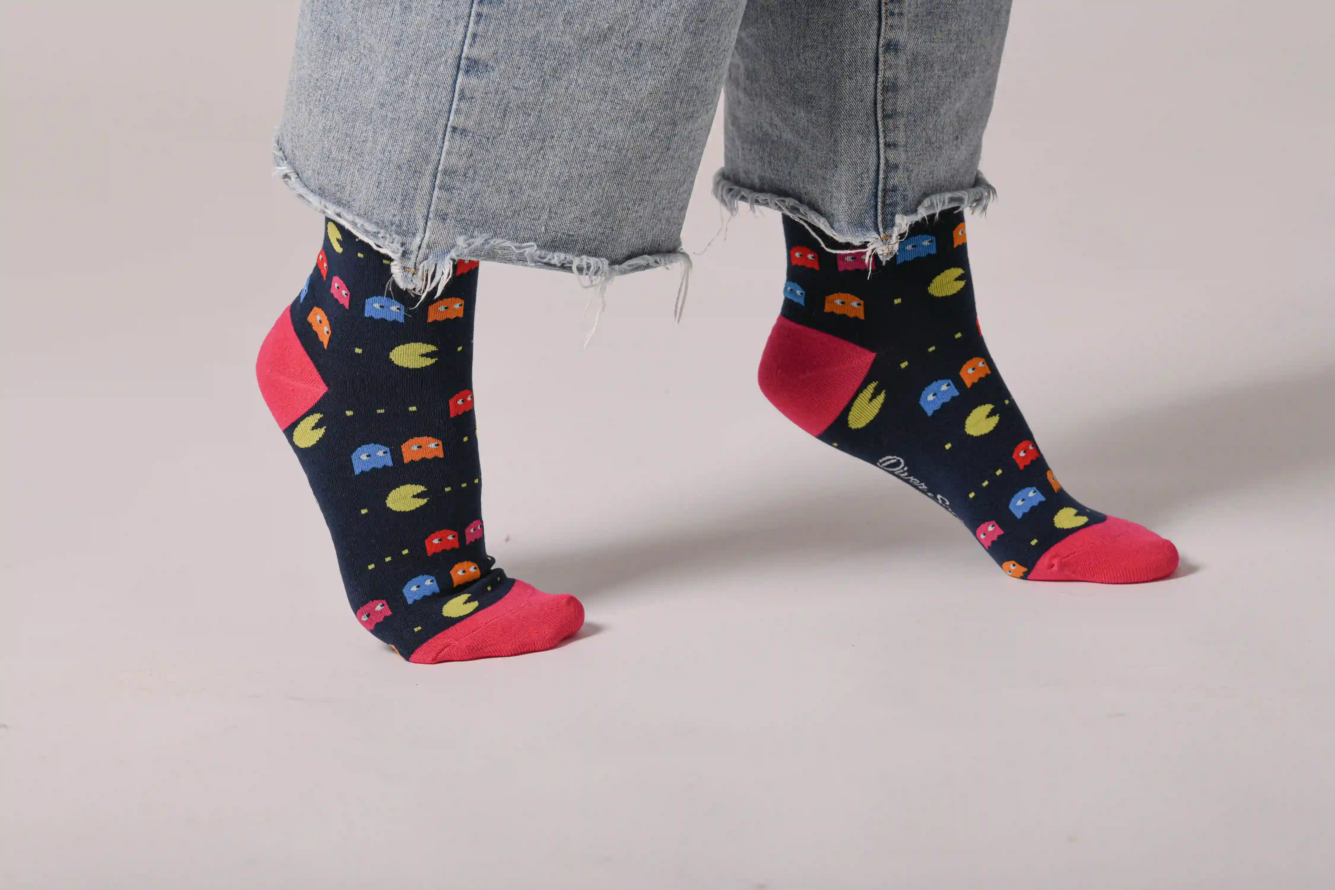 Funny socks eat coconos - Pacman woman