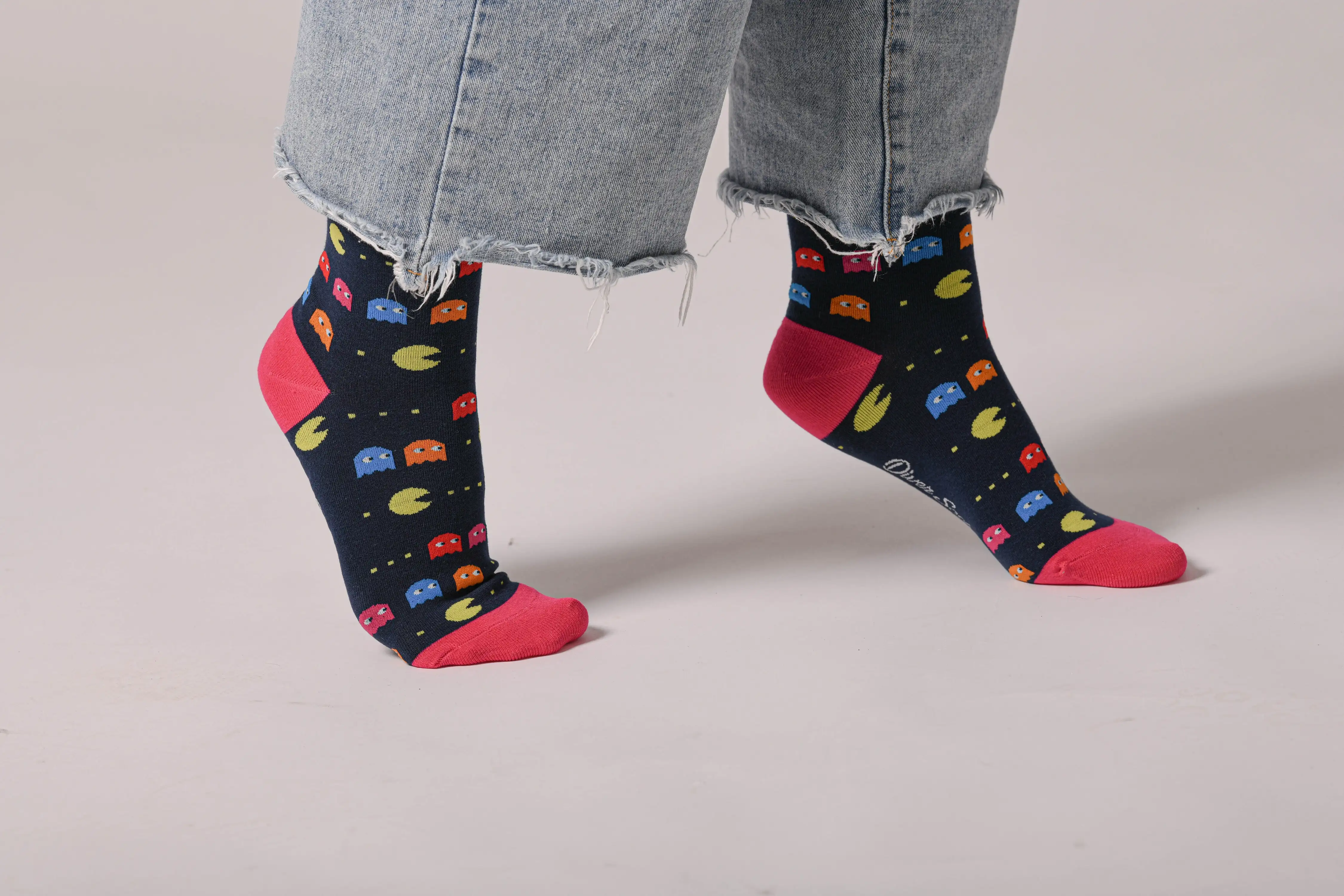 Funny socks eat coconos - Pacman woman