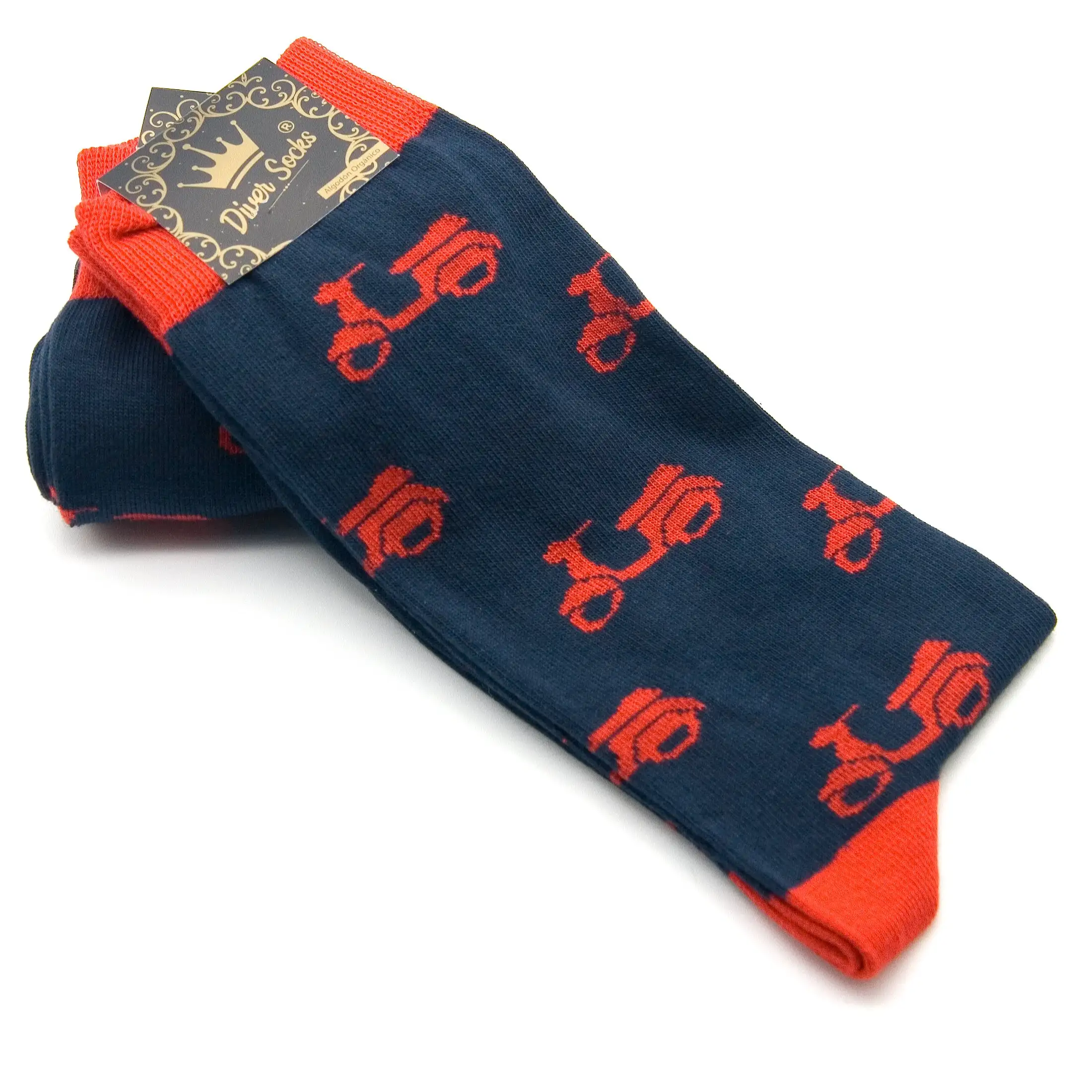 Funny -with red motorcycle socks - Image 4