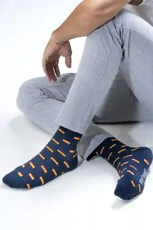 Fun socks of Spain man