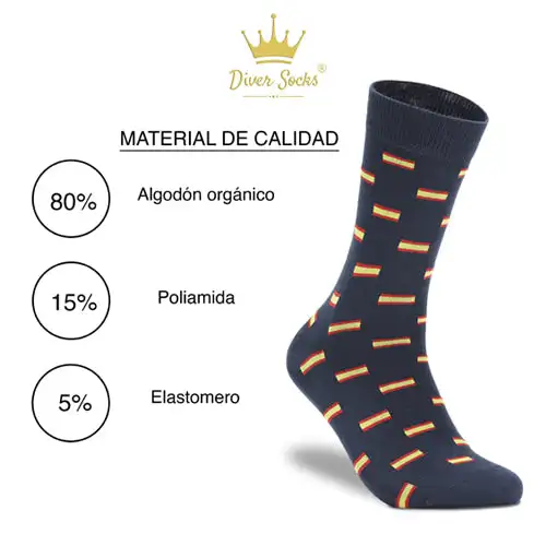 Fun socks of Spain man - Image 6