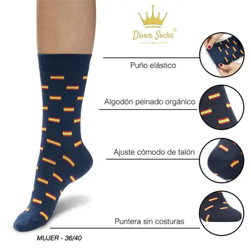 Calcetines Divertidos de España Mujer - Imagen 6