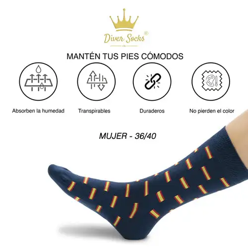 Calcetines Divertidos de España Mujer - Imagen 8