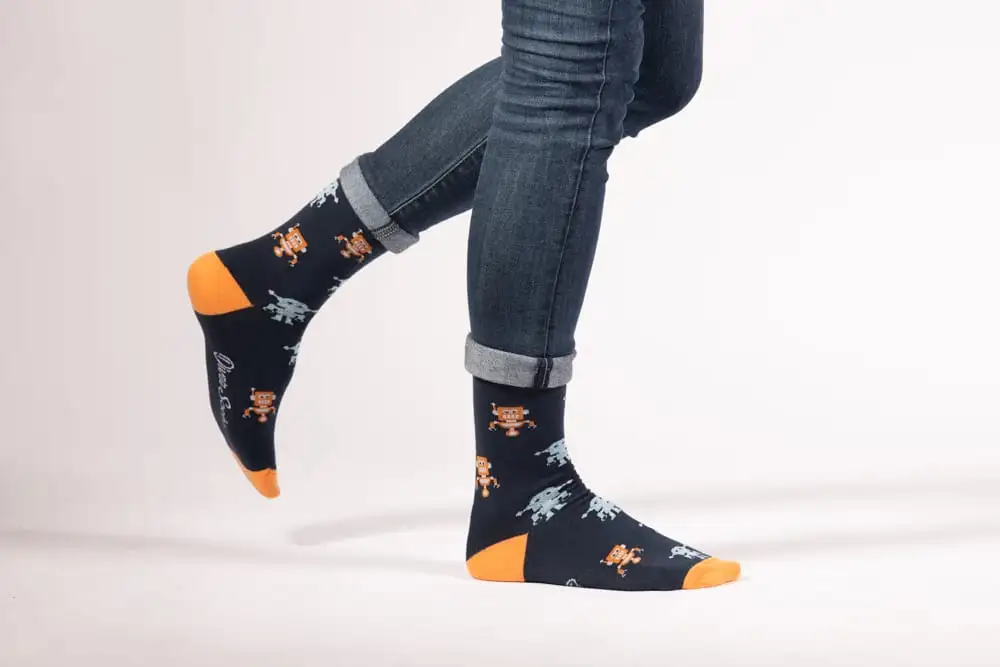 Fun robots socks