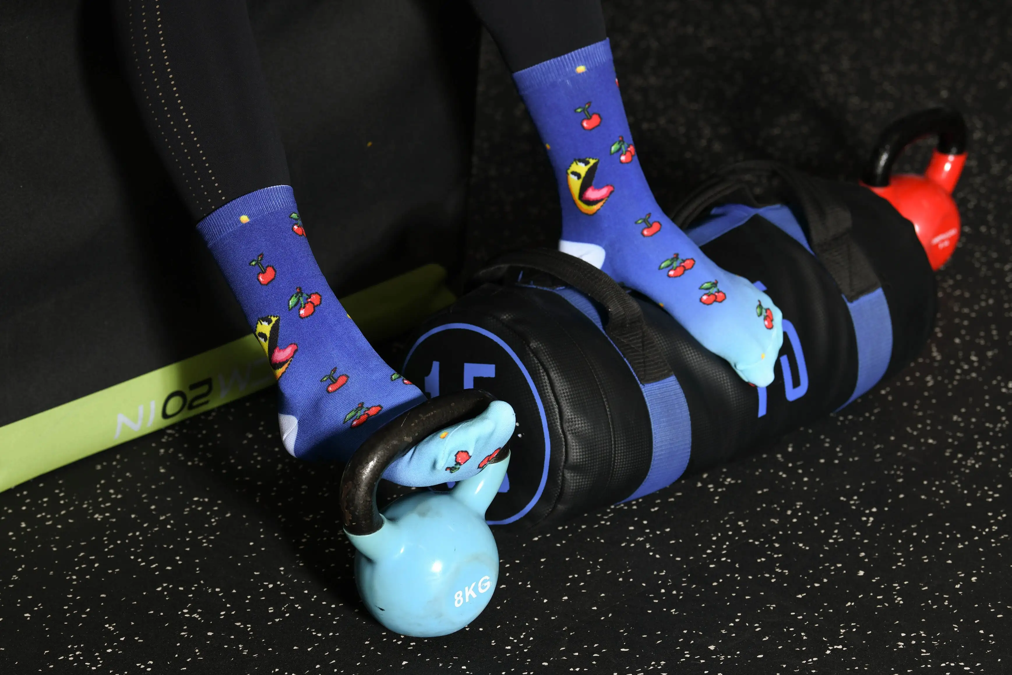 Sports technical socks eat cocos cherries unisex - Image 3