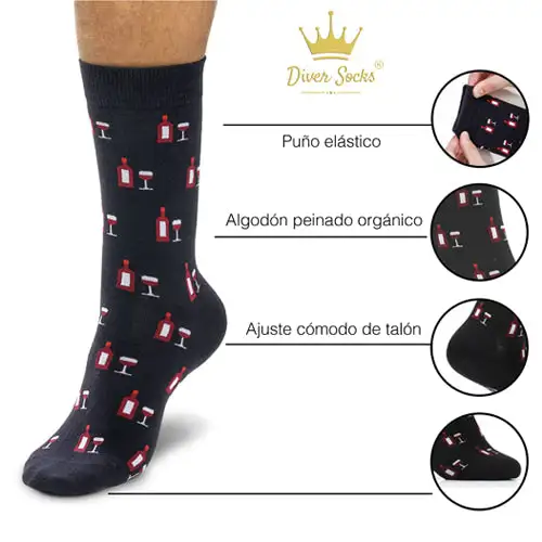 Calcetines Vino - Imagen 5
