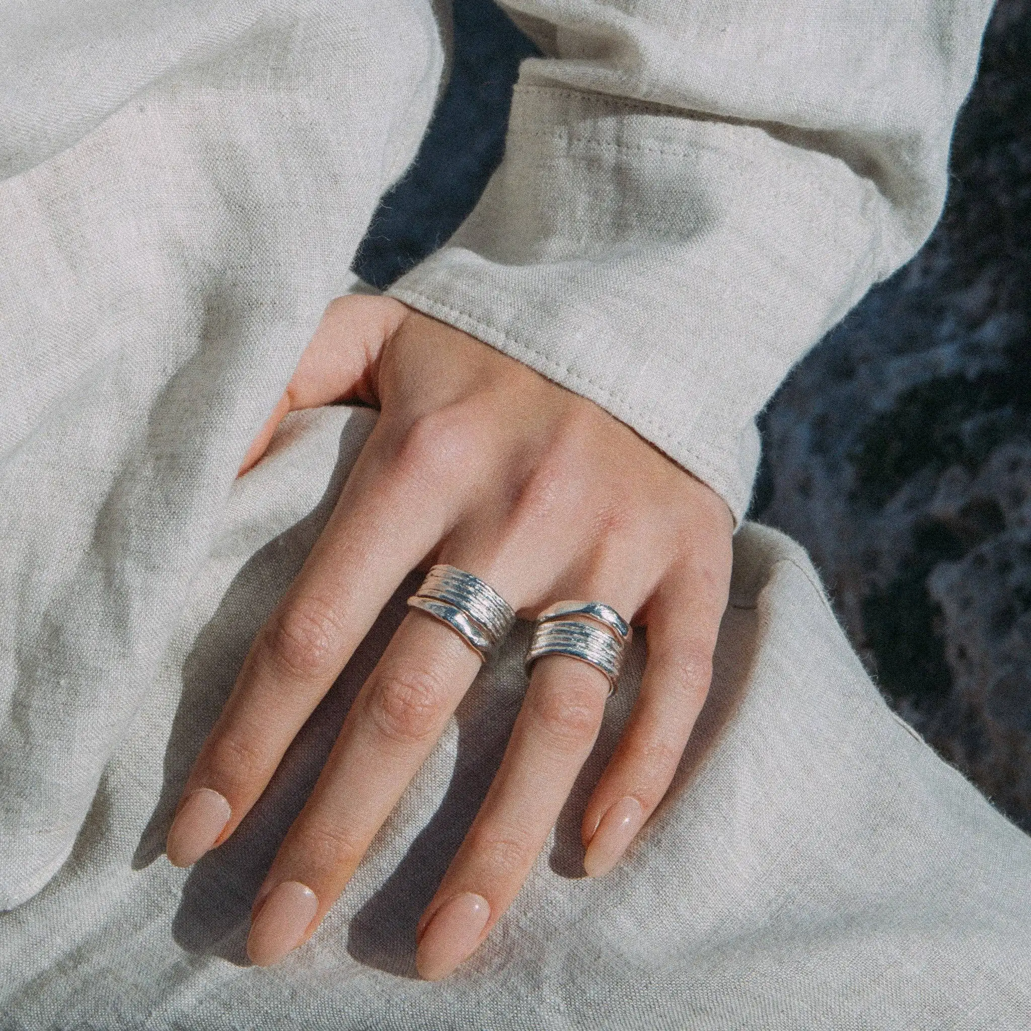 Anillo acero inoxidable  Agapée - Imagen 4
