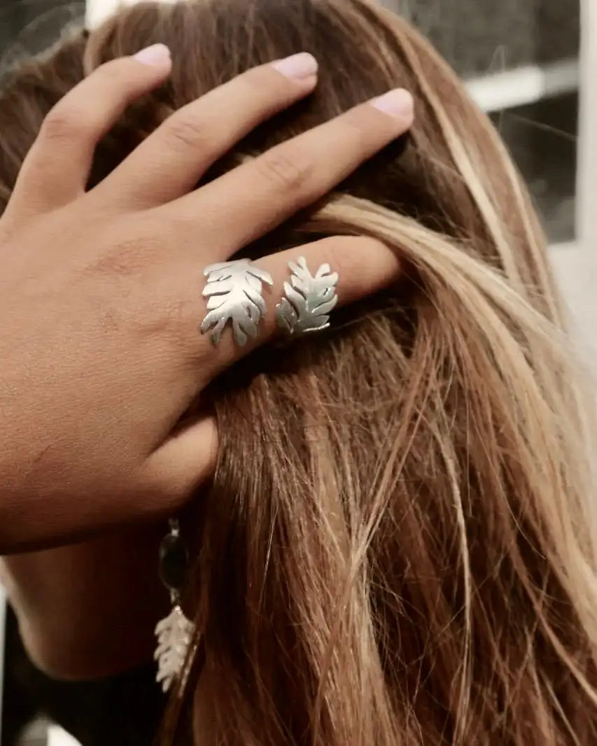 Rama adjustable silver ring (author jewelry)