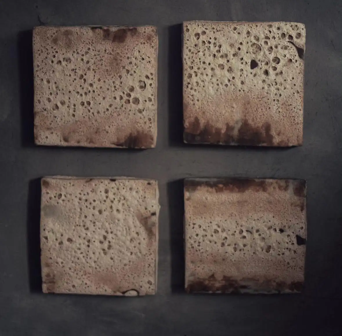Azulejos decorativos de cerámica wabi sabi hechos a mano - Imagen 2