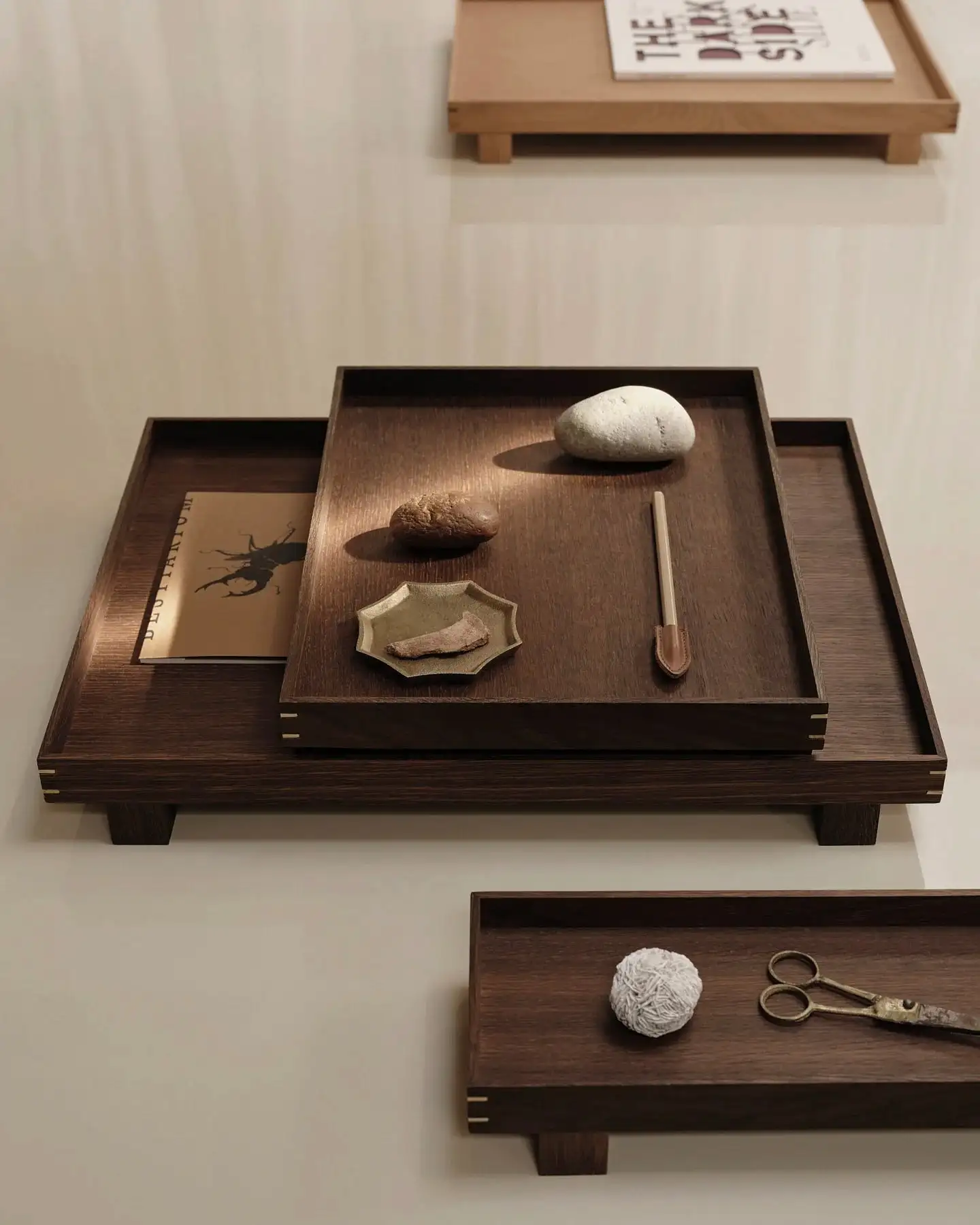 Decorative wood trays