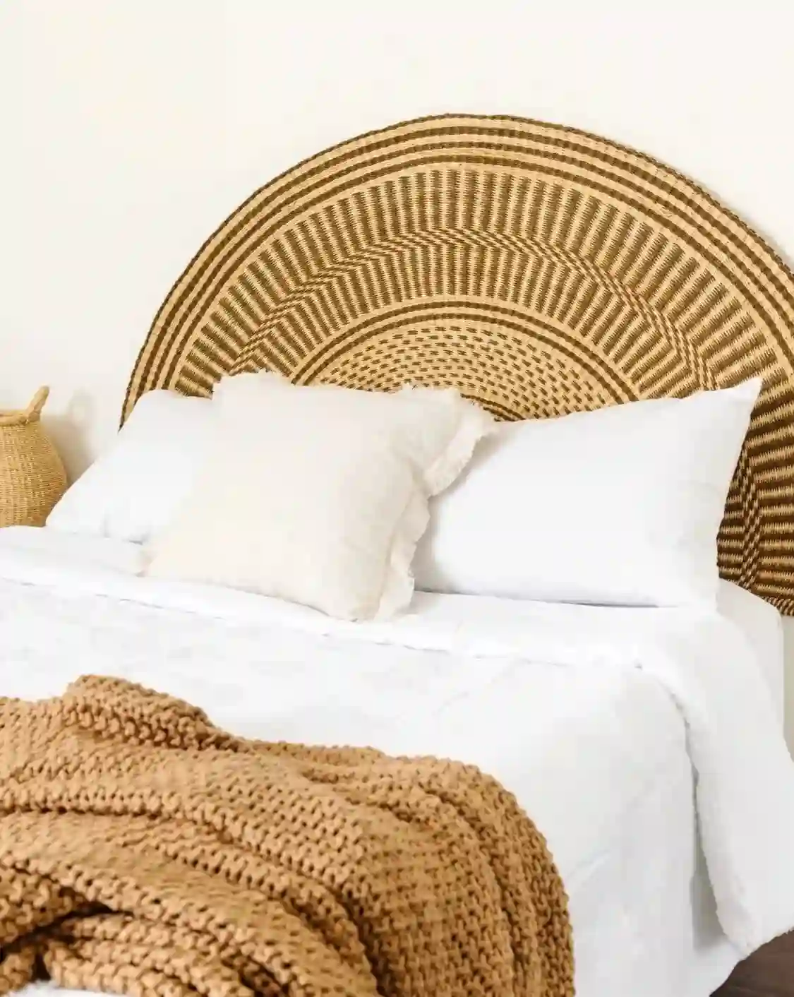 Cabeceros de fibras naturales (para cama de 135 cm y king size)