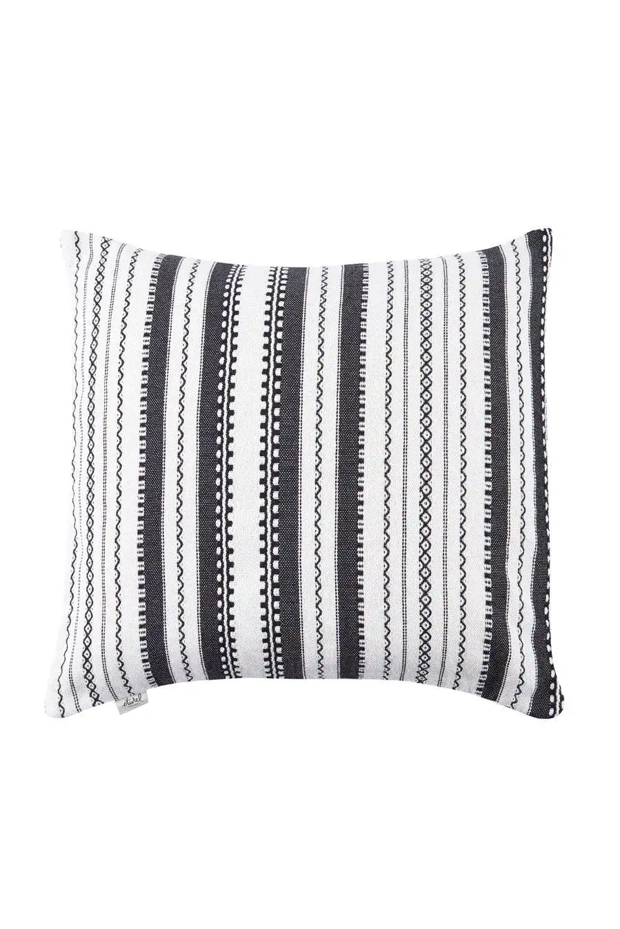 Cojín  Alpujarra blanco y negro 50cmx50cm - Imagen 3