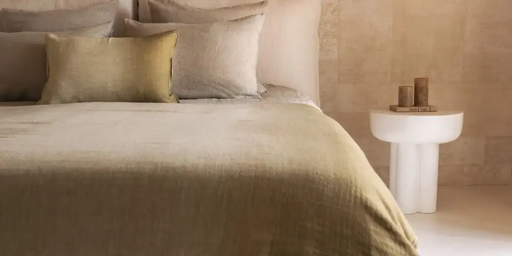 Boho Chic Green Oliva Bronze cushions - Image 4