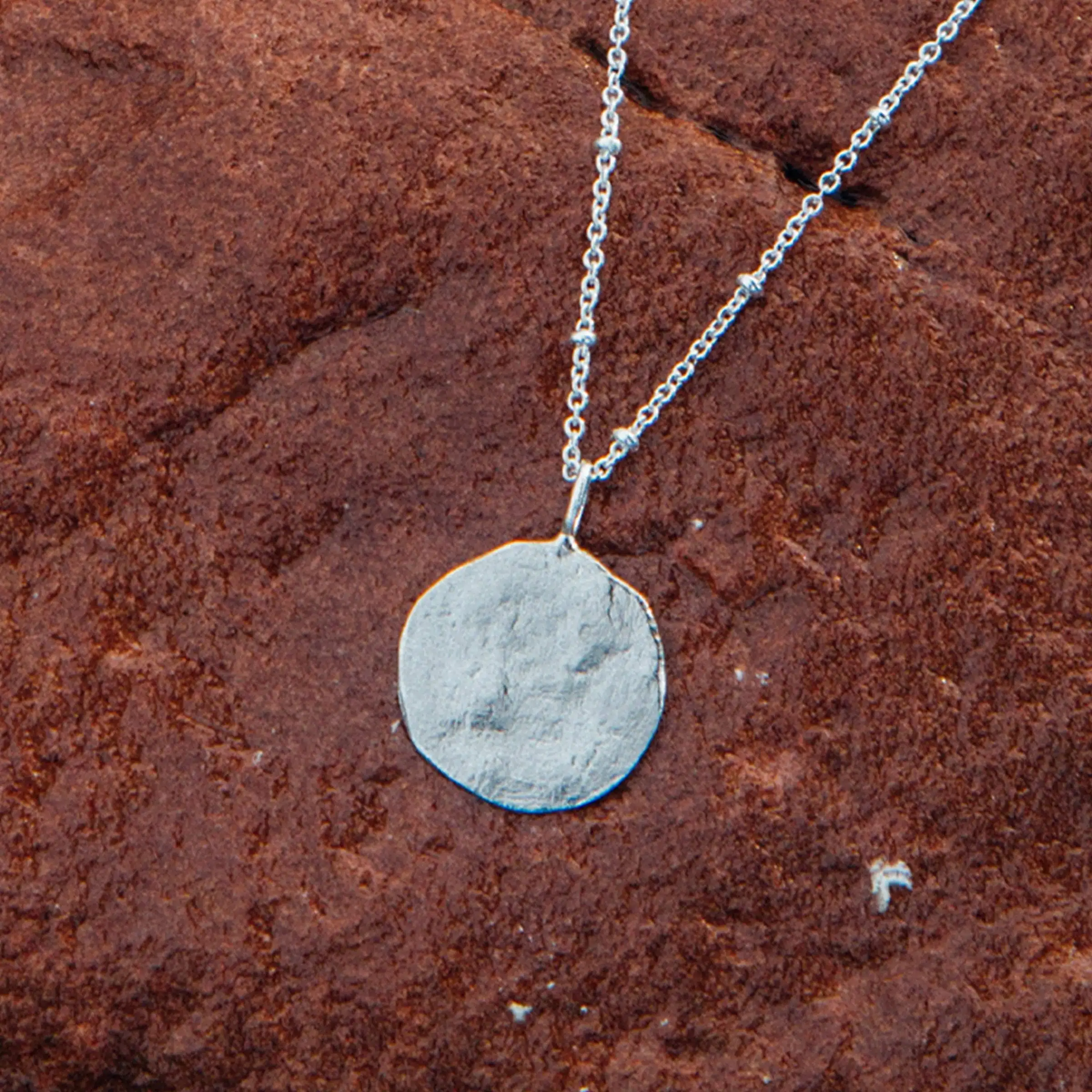 Silver necklace Moon Silver Agapée - Image 3