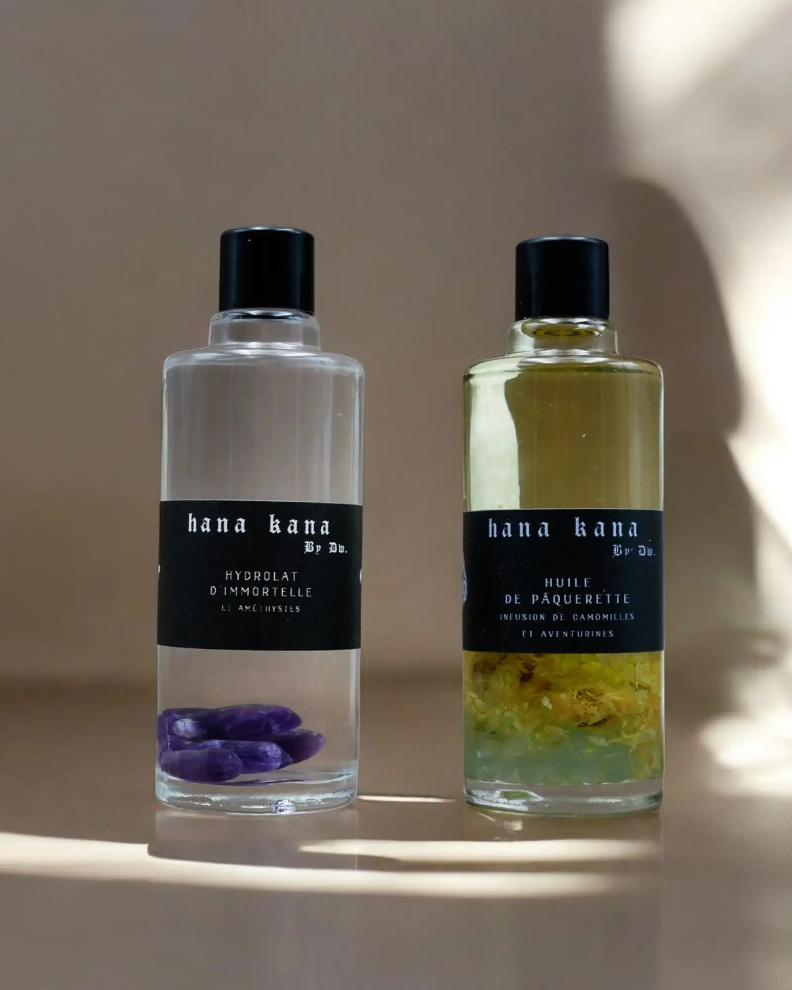 Dúo de cuidado para el rostro de agua floral y aceite con infusión de flores y cristales - Imagen 2