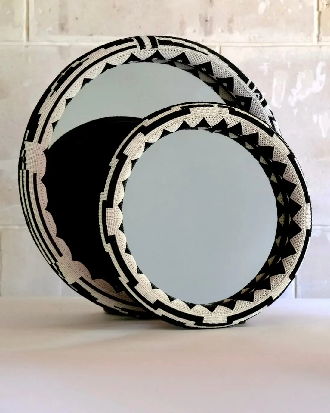 Decorative round mirrors