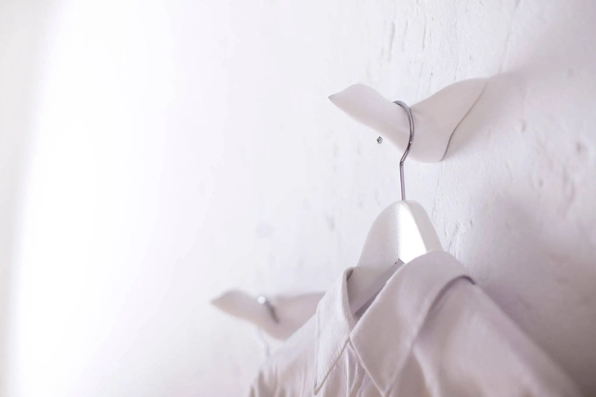 Ganchos de pared blancos (conjunto de 3 y 8 pájaros) - Imagen 7