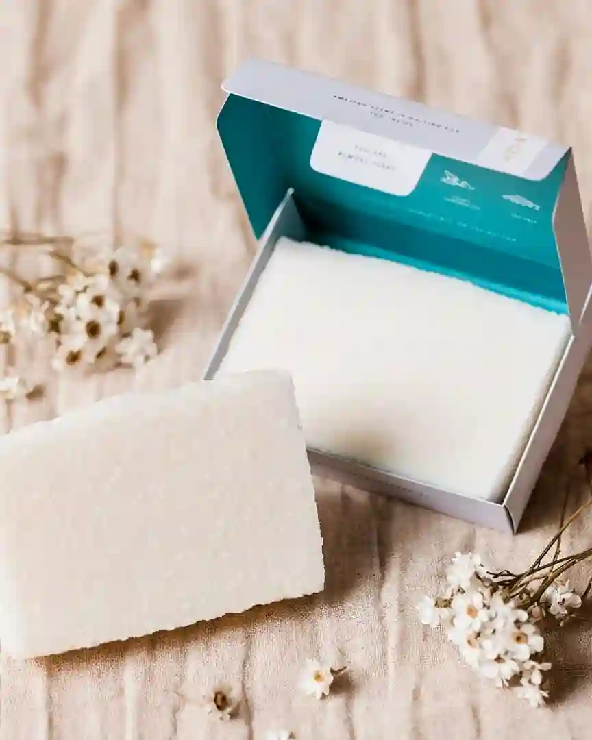Soft exfoliating soap