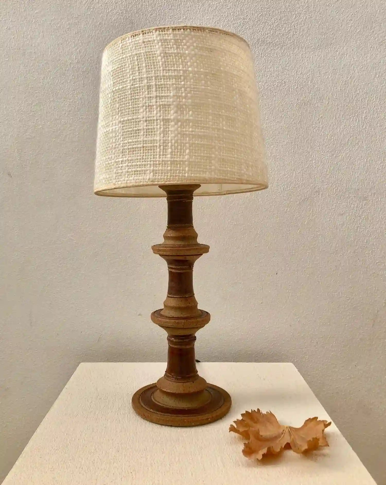 Danish ceramic table lamp by Tue Poulen
