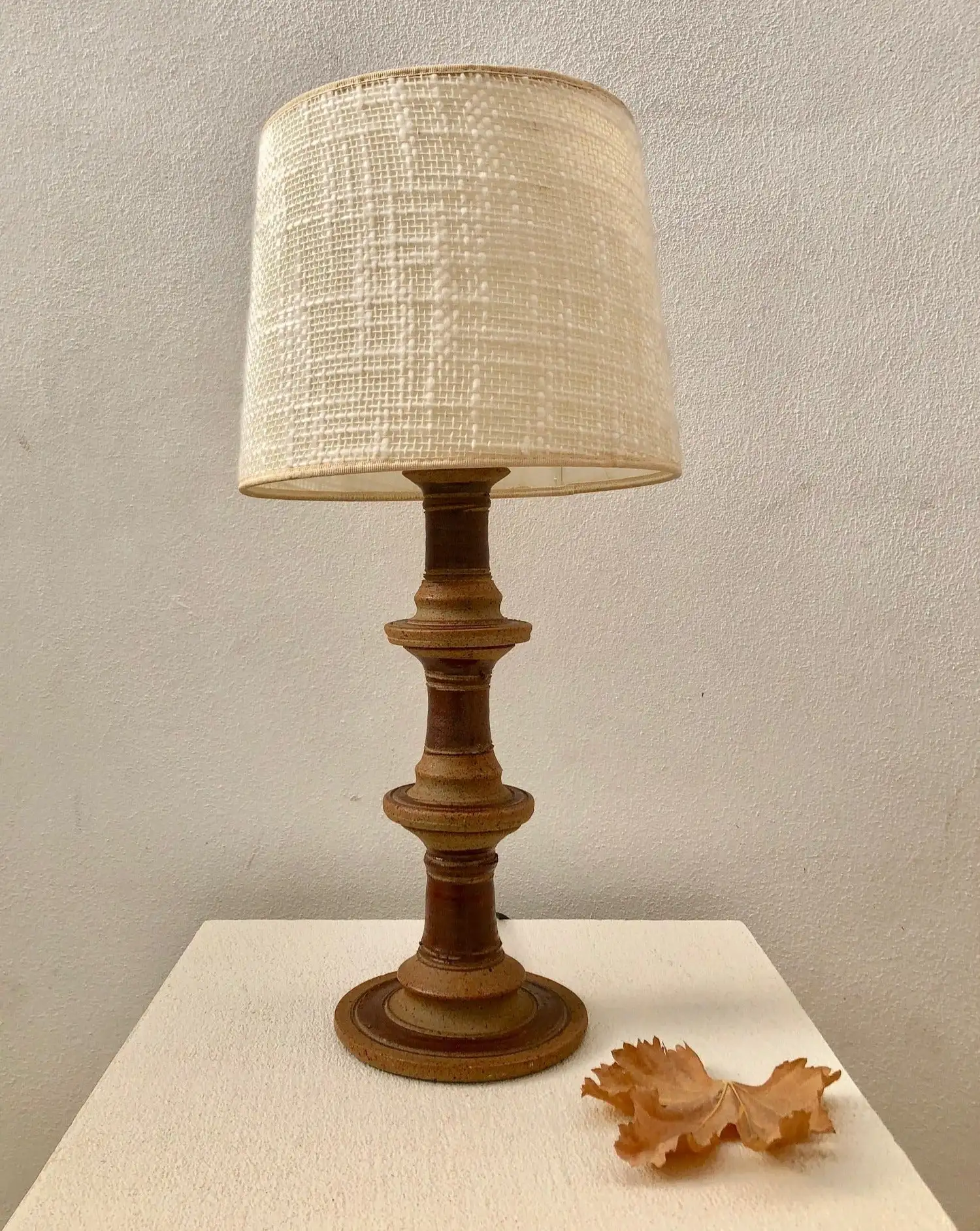 Danish ceramic table lamp by Tue Poulen