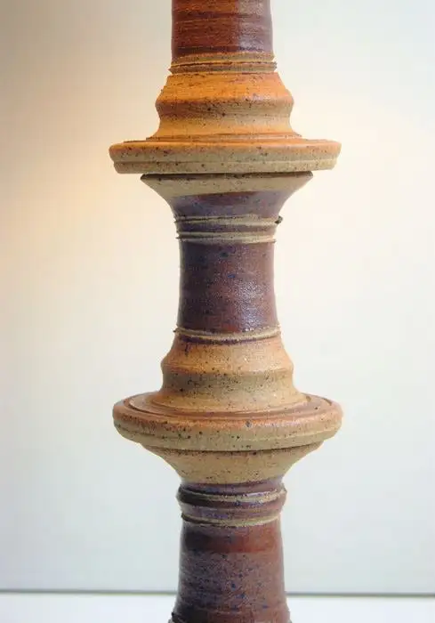 Danish ceramic table lamp by Tue Poulen - Image 3