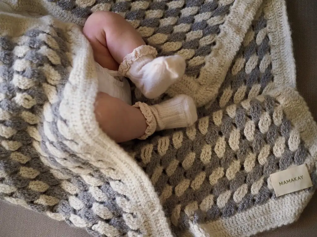 Mantas de bebé crochet de baby alpaca - Imagen 2