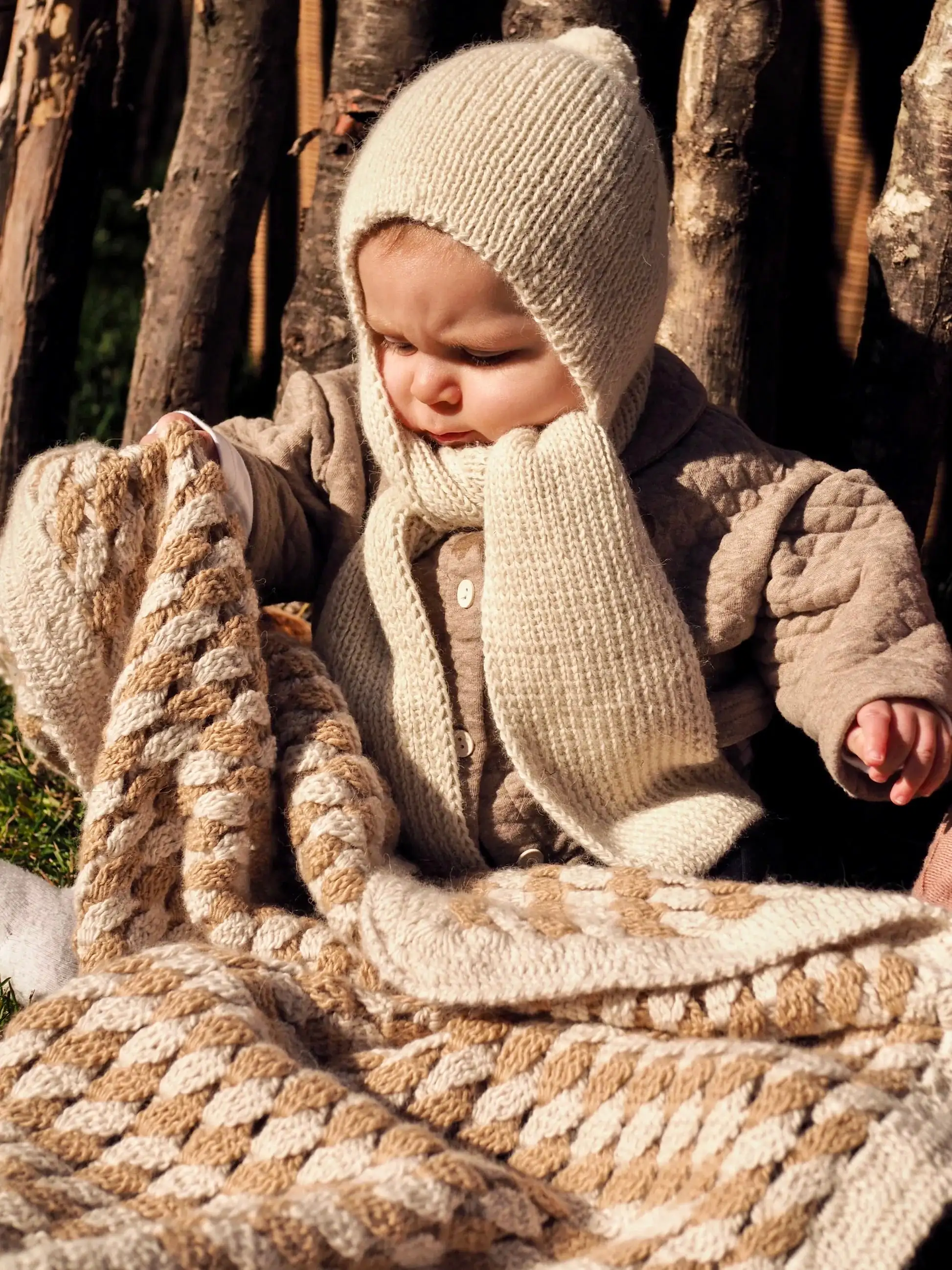 Mantas de bebé crochet de baby alpaca - Imagen 9