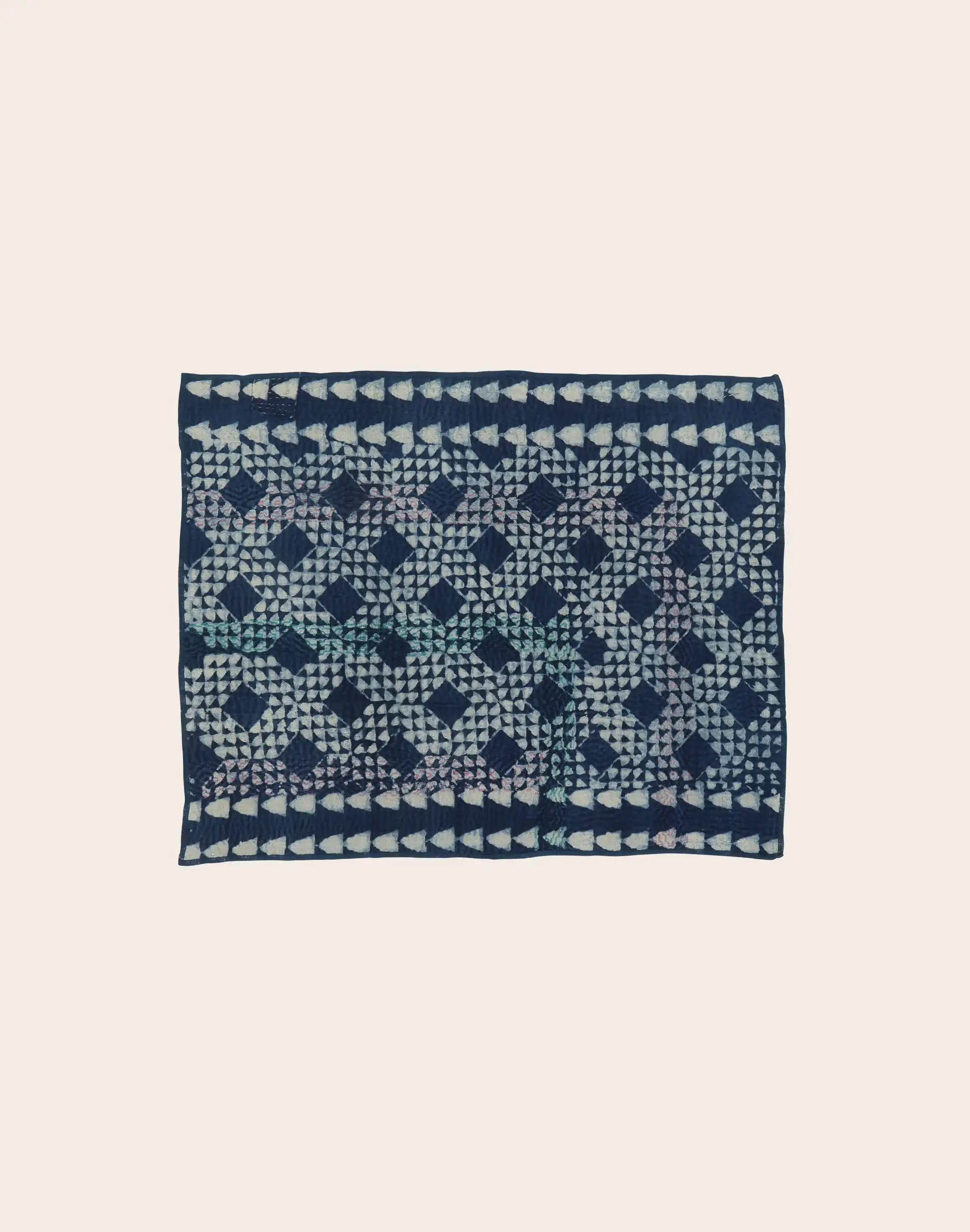 Manteles individuales de tela india Kantha - Imagen 5
