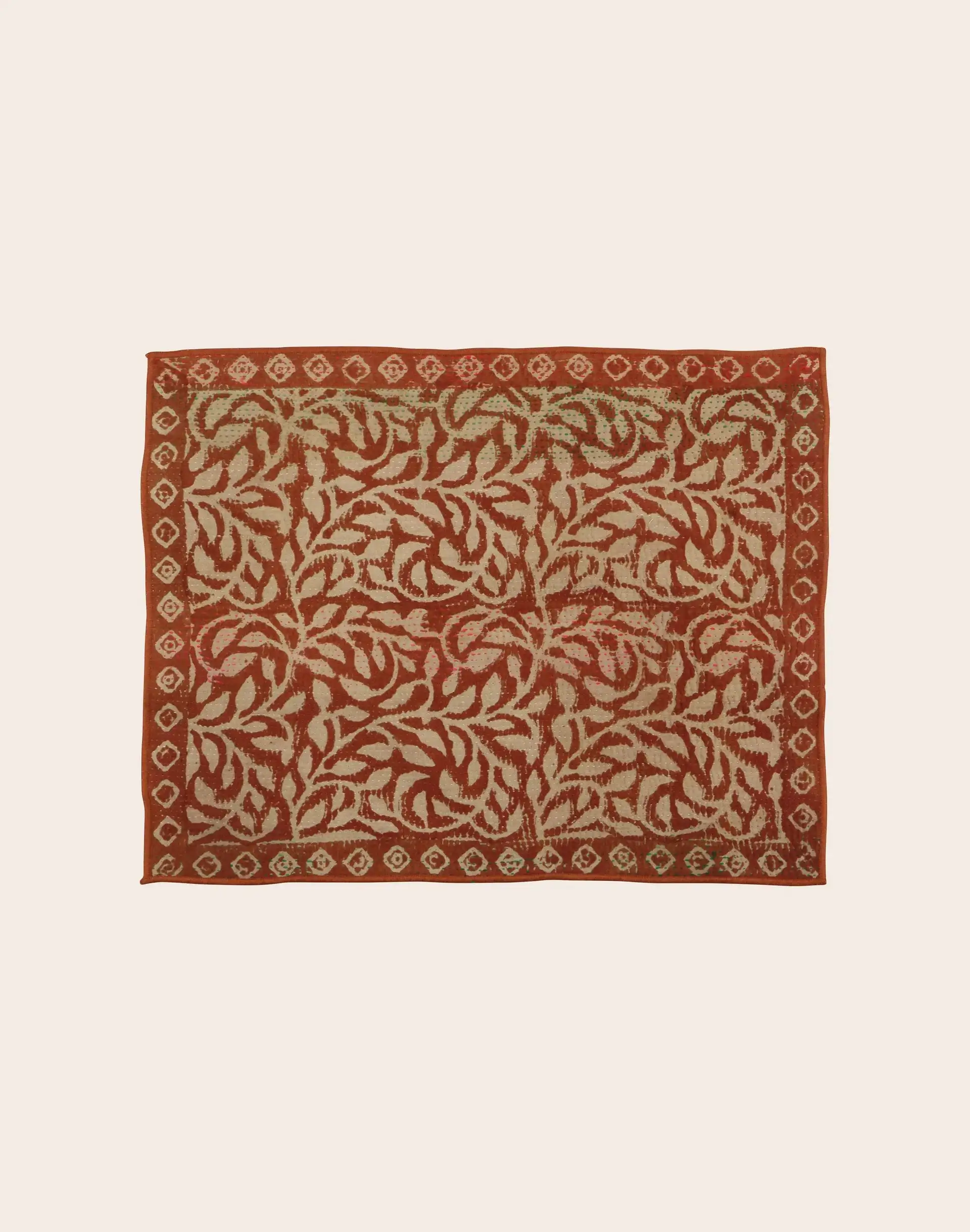 Manteles individuales de tela india Kantha - Imagen 6