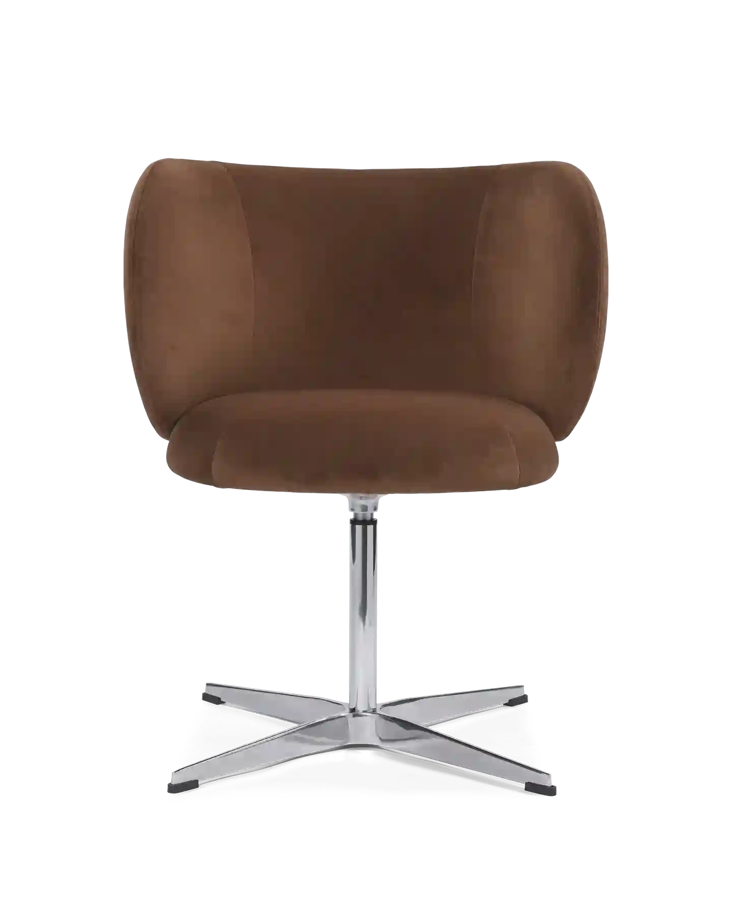 Silla giratoria de terciopelo