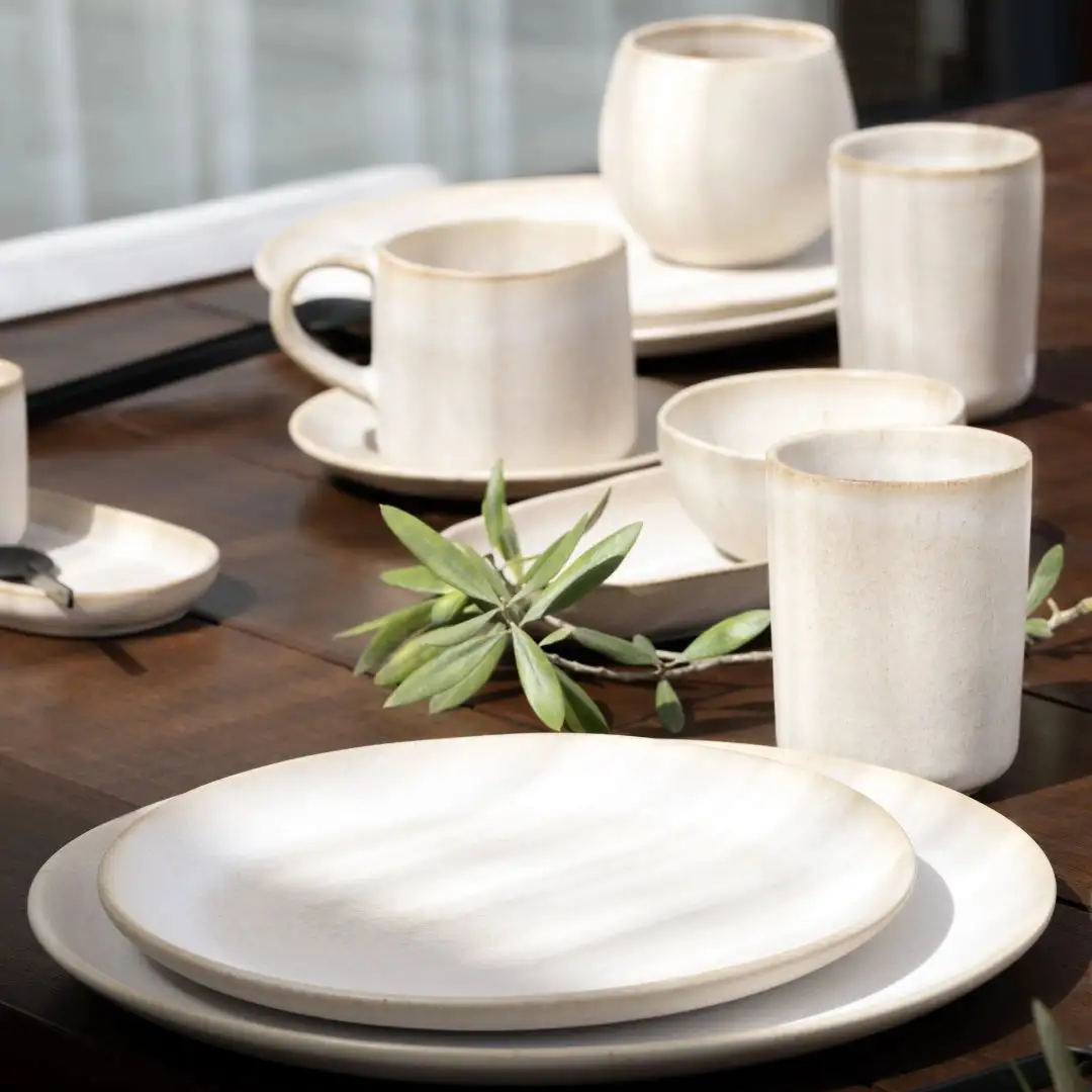 Tazas de cerámica beige  Sand Storm - Imagen 2