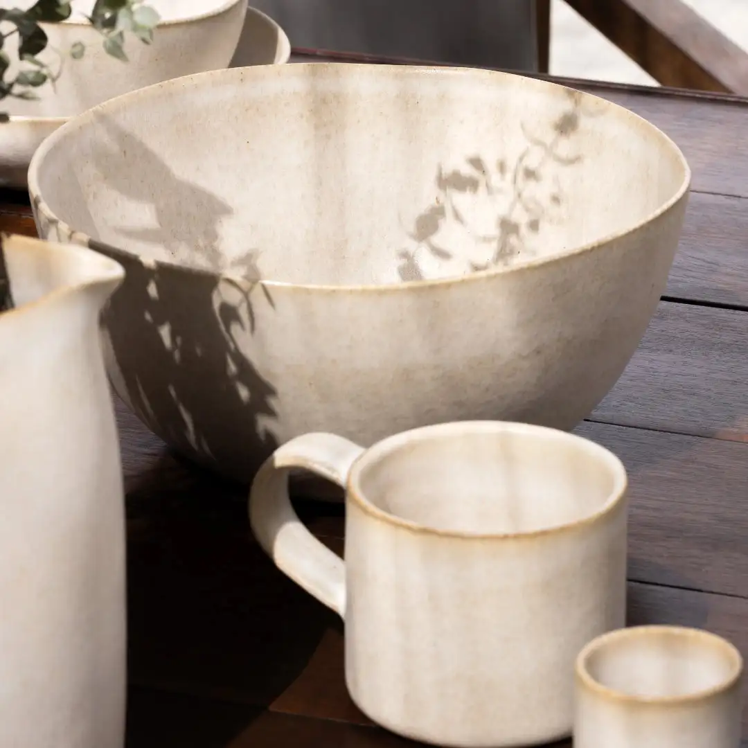 Tazas de cerámica beige  Sand Storm - Imagen 3