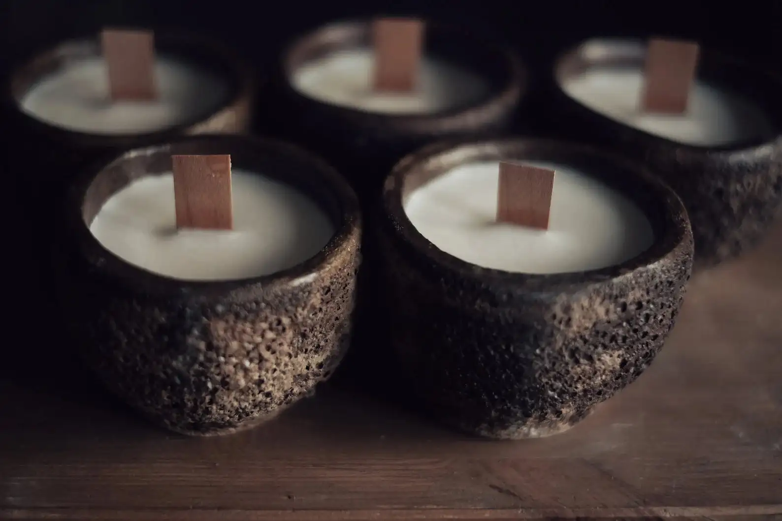 Decorative candles Wabi Sabi artisanal (two finishes) - Image 5