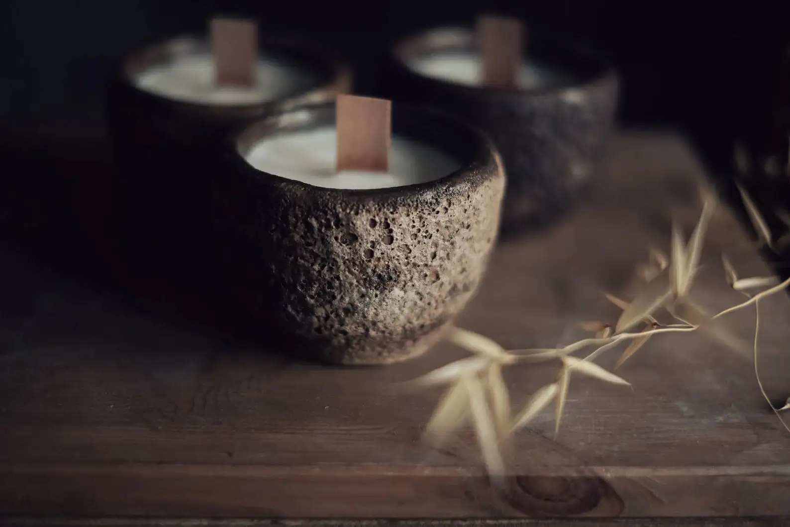 Decorative candles Wabi Sabi artisanal (two finishes) - Image 7