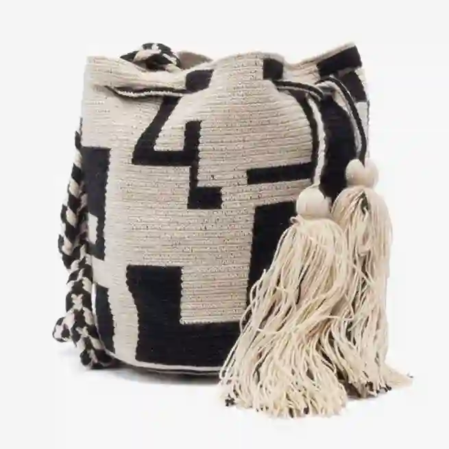 Estrella estrella de Crossbody Wayuu de Crossbody hecho a mano