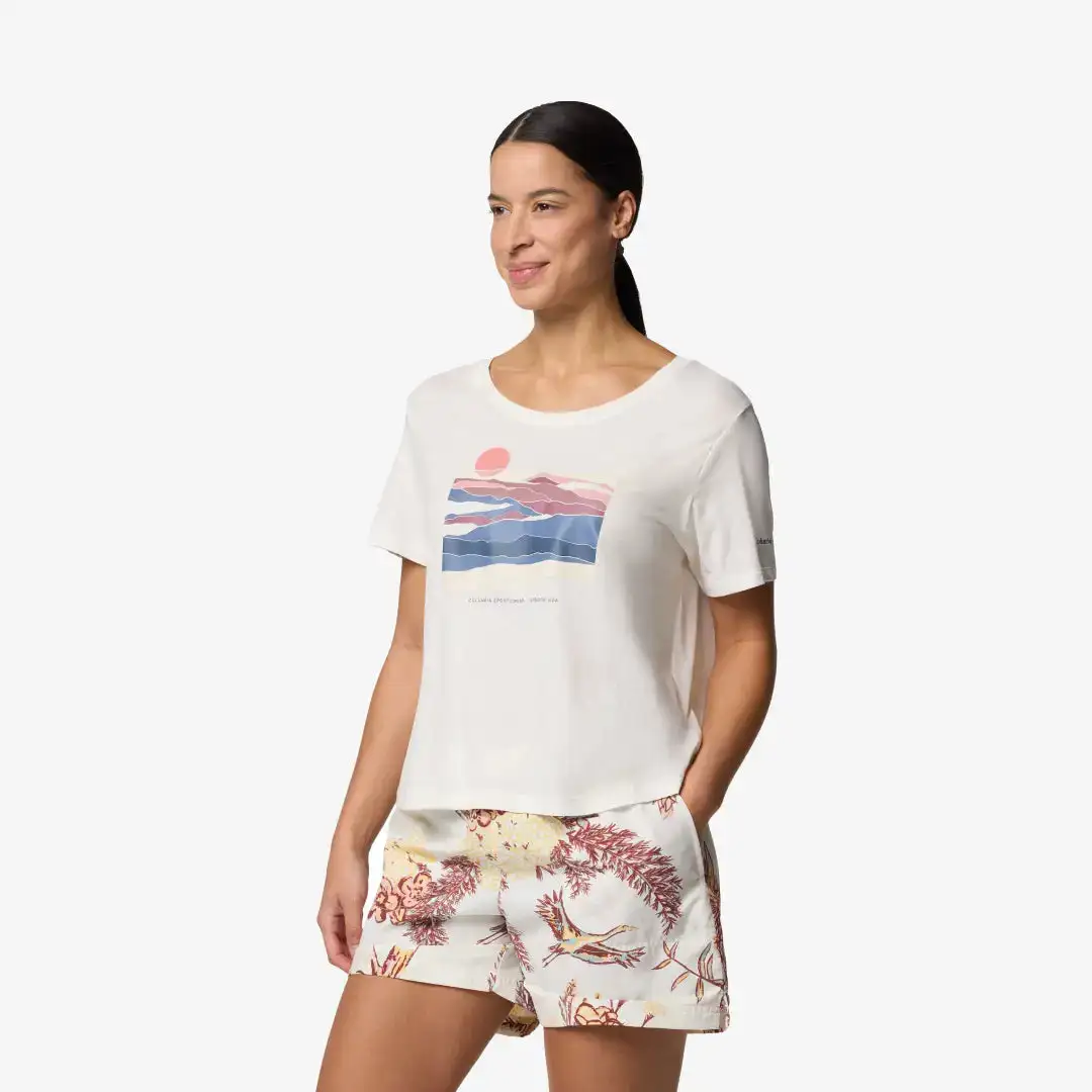 Columbia Ruby Springs Graphic Scoop Neck Ss