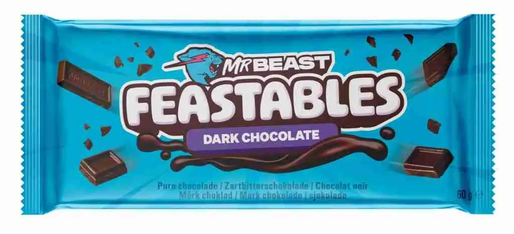 Chocolatina Mr. Beast Feastables Dark Choc