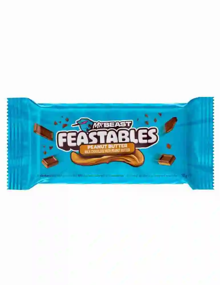 Chocolatina Mr. Beast Feastables Peanut Butter