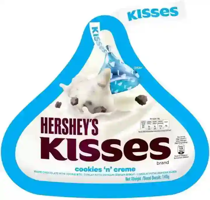 Hershey's Kisses Cookies n' Creme 82g