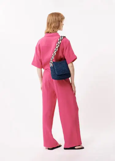 Pantalón holgado FUCSIA - Imagen 2