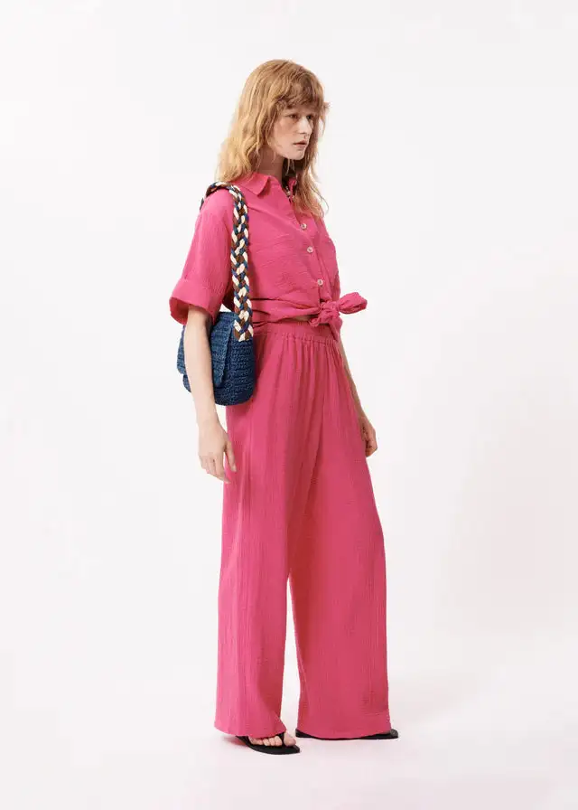Pantalón holgado FUCSIA - Imagen 3