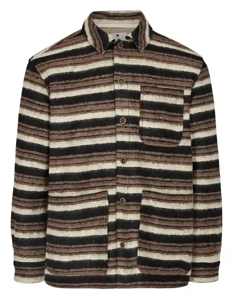 Chocolate striped overlap