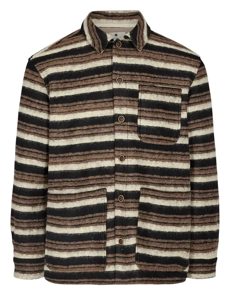 Chocolate striped overlap