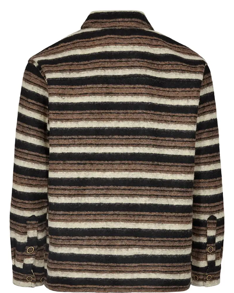 Chocolate striped overlap - Image 2