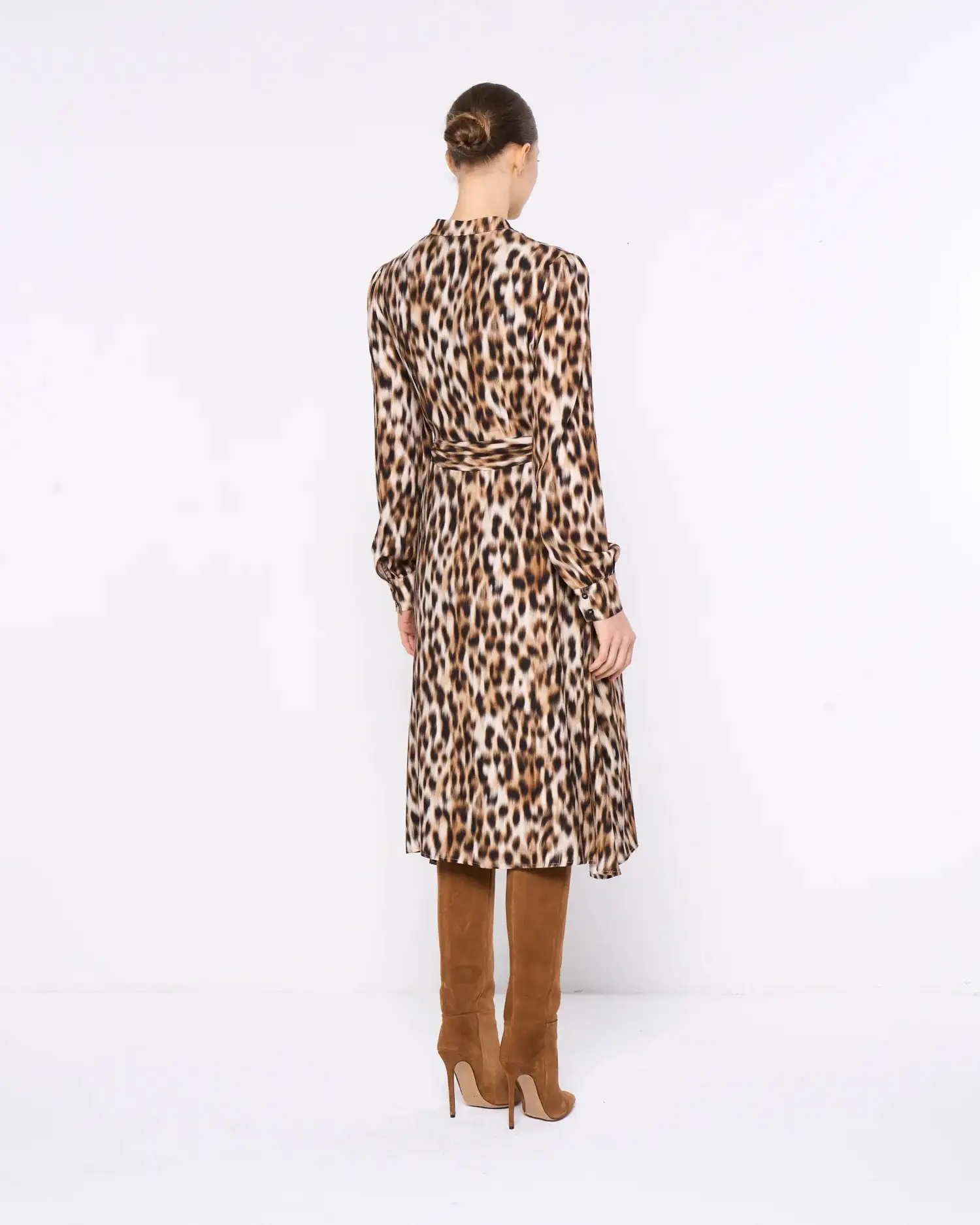 Vestido Camisero con estampado de animales - Imagen 2