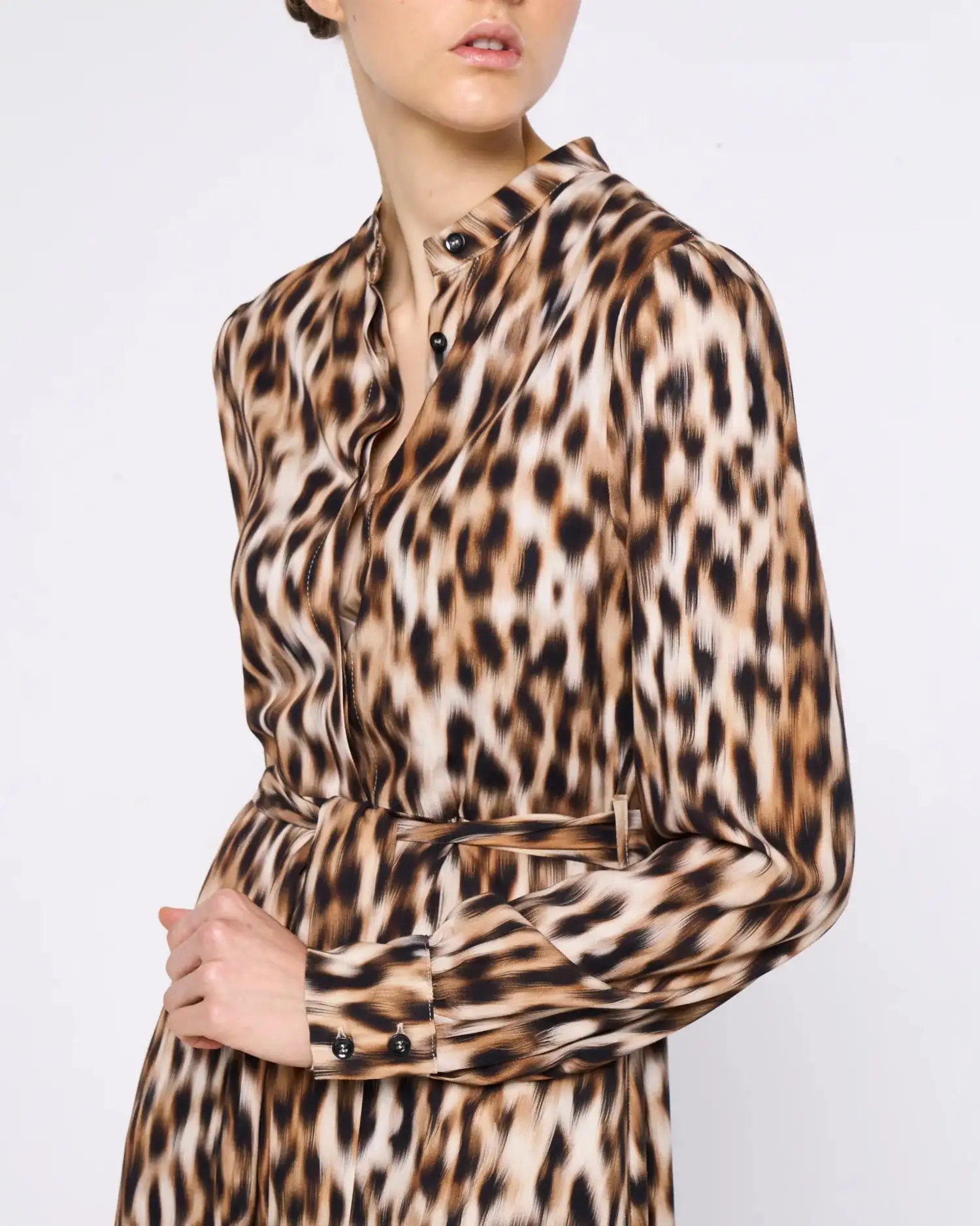 Vestido Camisero con estampado de animales - Imagen 3