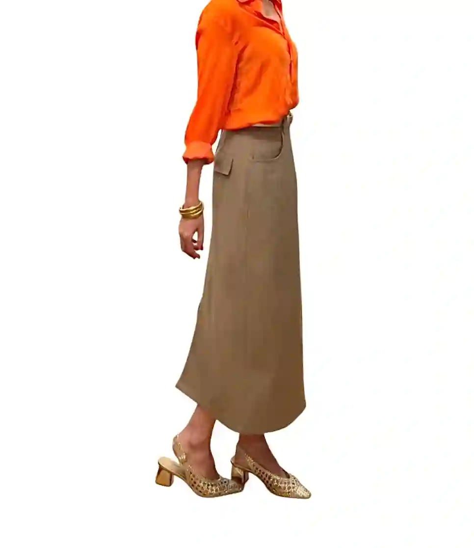 Brown London skirt