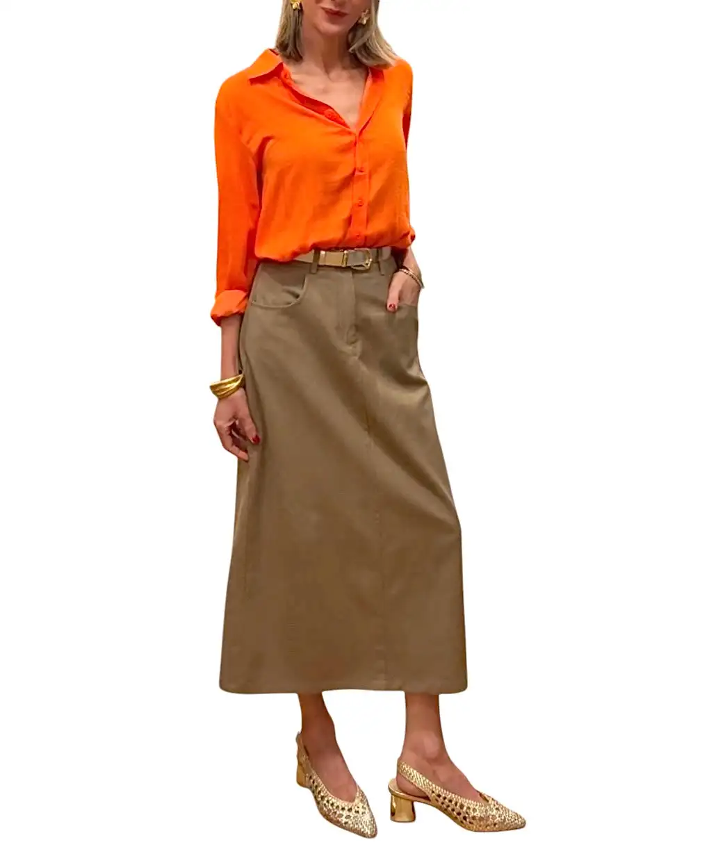 Brown London skirt - Image 4